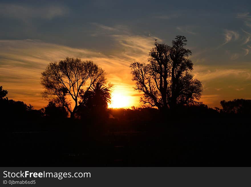 Sky, Sunset, Sun, Sunrise