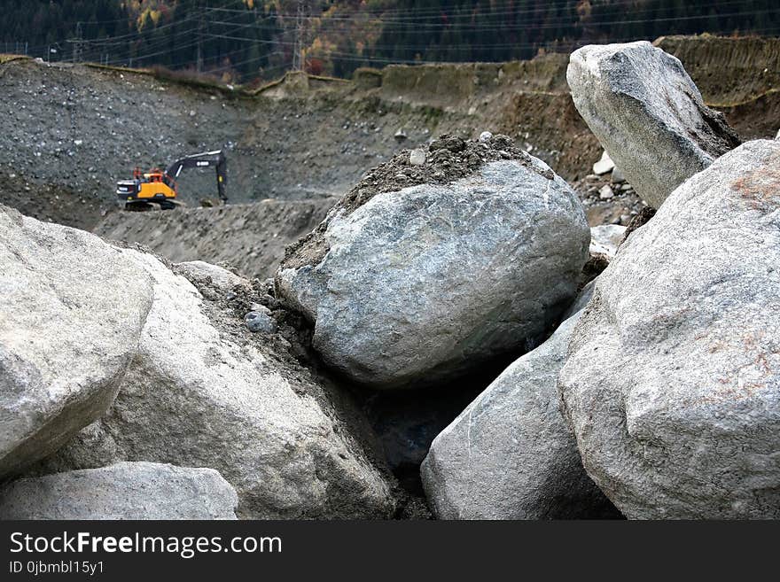 Rock, Boulder, Geological Phenomenon, Bedrock