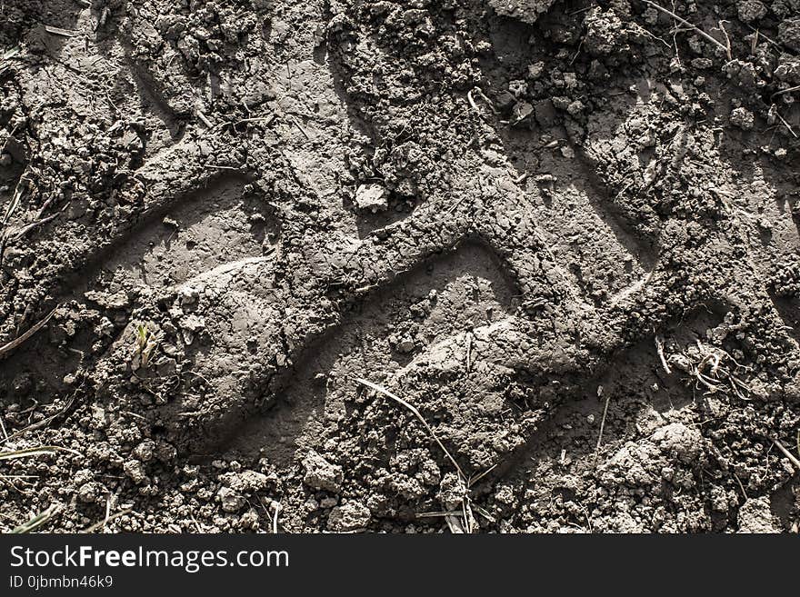 Soil, Black And White, Rock, Geology