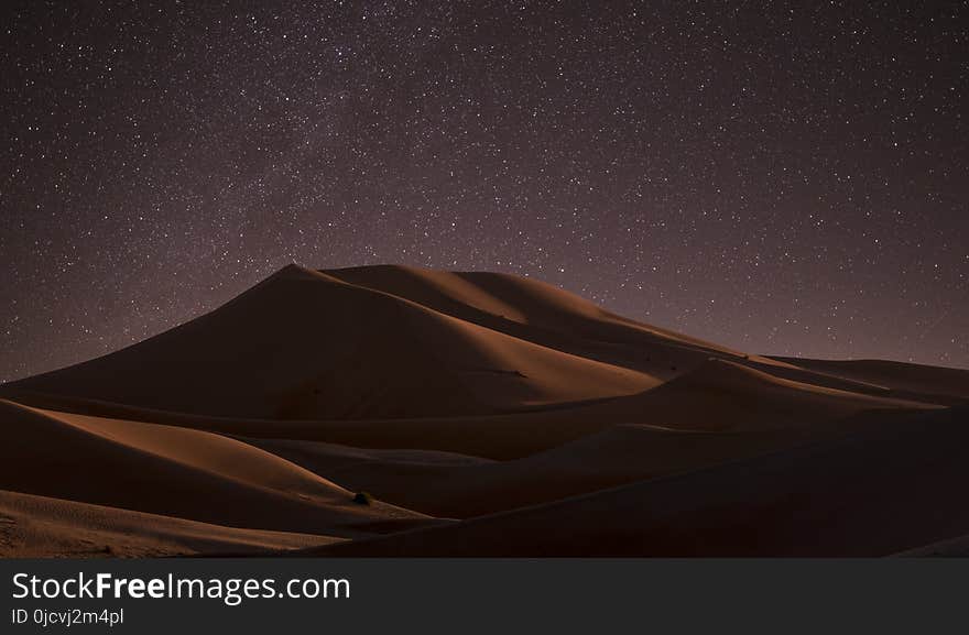 Desert during Nighttime