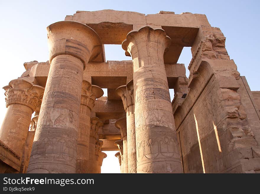 Historic Site, Column, Ancient History, Archaeological Site