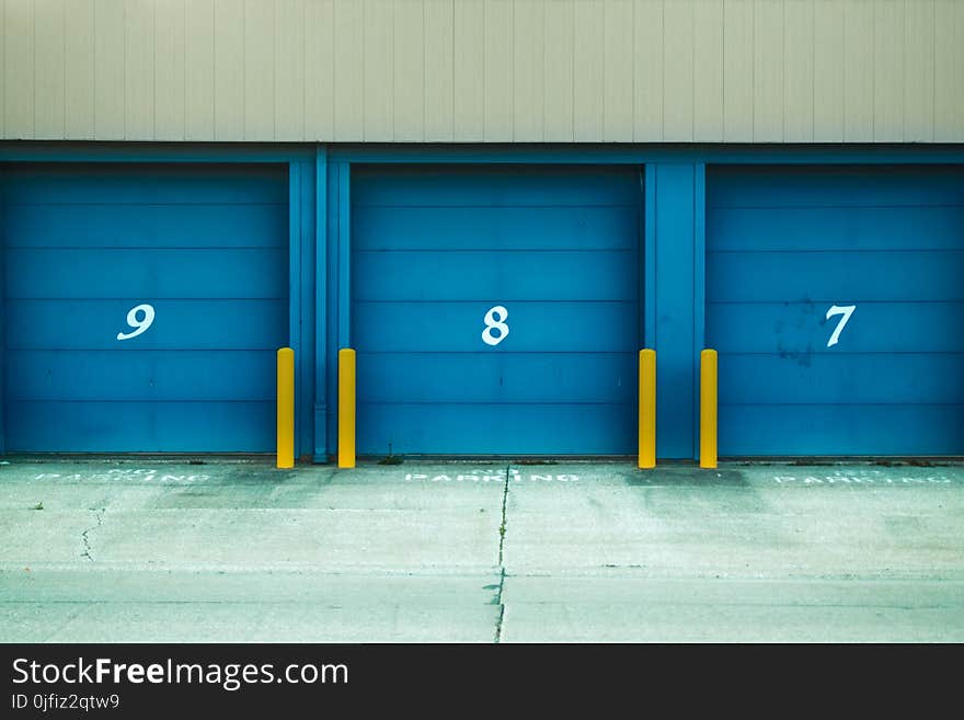 Photo of Blue Shutter Door