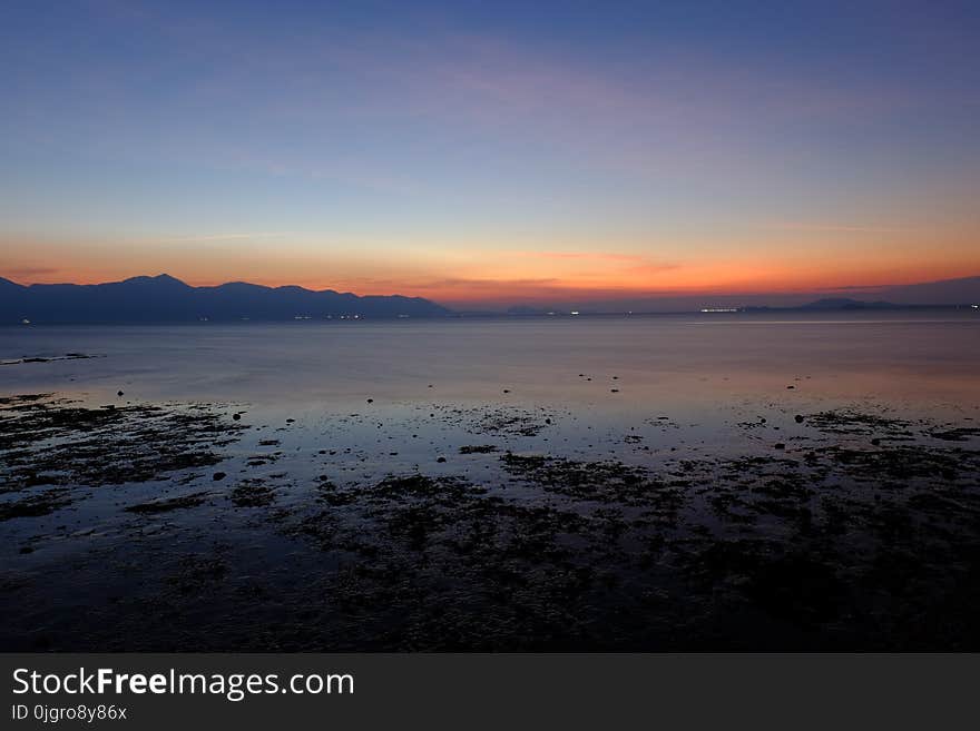 Horizon, Sky, Sea, Sunrise