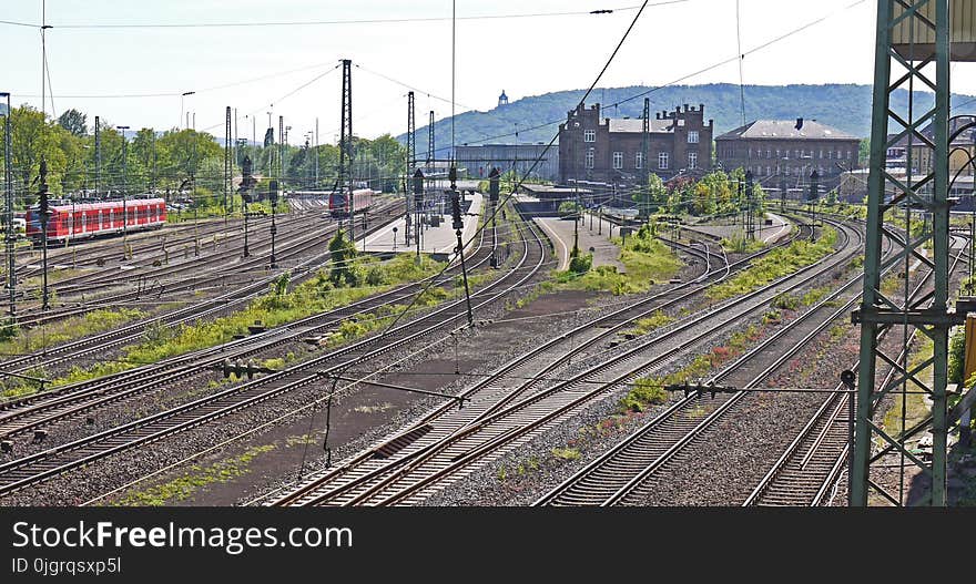 Track, Transport, Rail Transport, Train Station