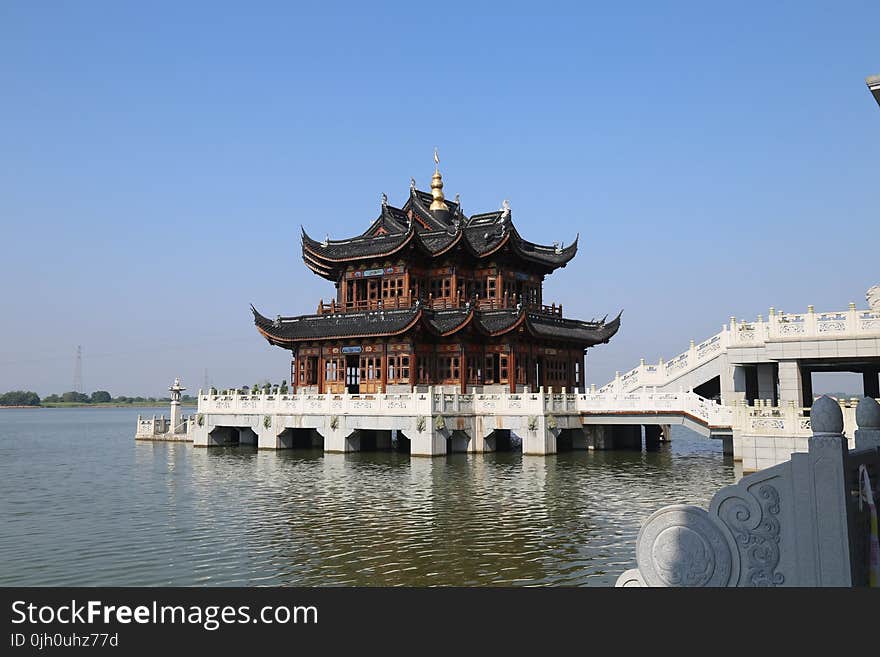 Chinese Architecture, Landmark, Tourist Attraction, Palace