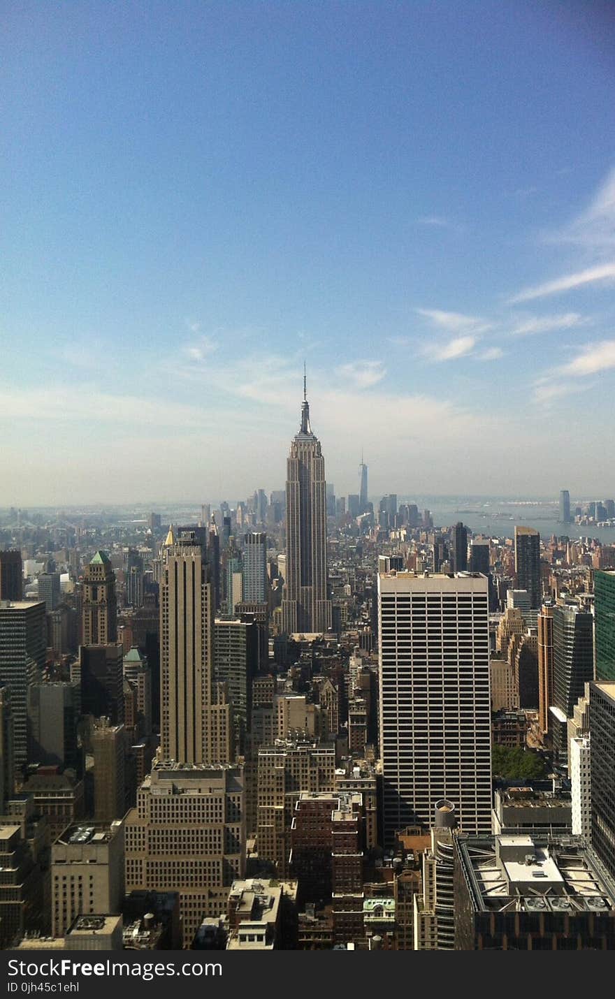 Empire State Building Under Blue Sky