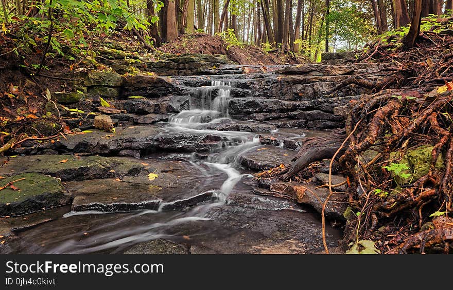 Water Falls Illustration