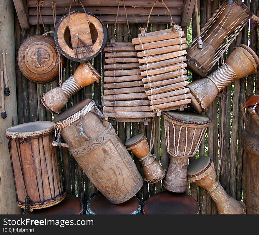 Brown Wooden Percussion Instruments