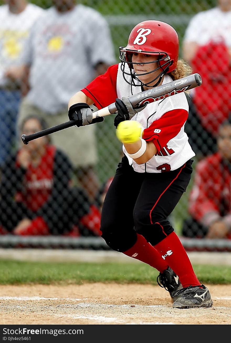 Woman Holding Baseball Bat