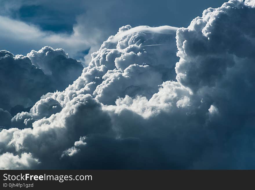 White and Gray Cloud