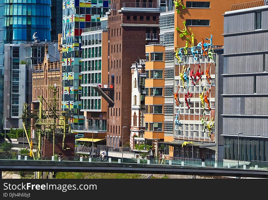 Orange Brown High Rise Building