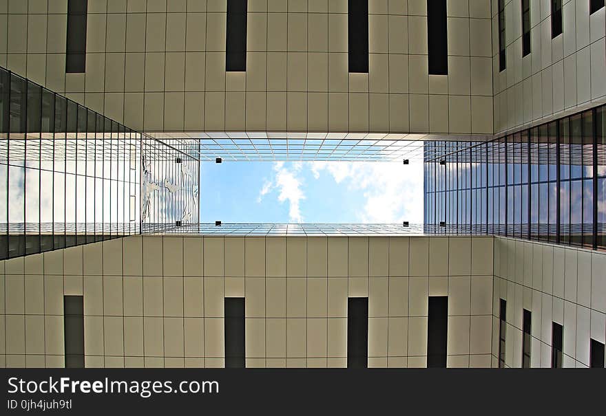 Worm&#x27;s Eye View Photography of Skyscrapers