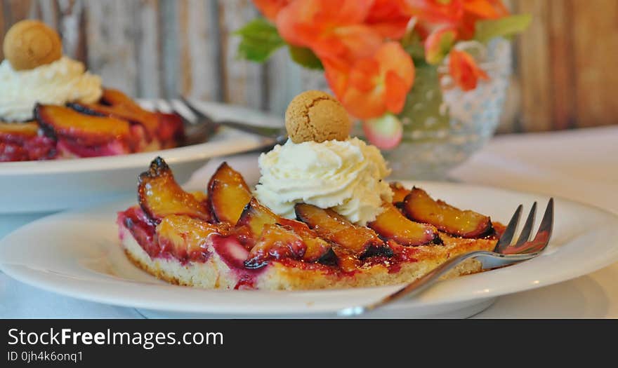 Pie With Whipped Cream