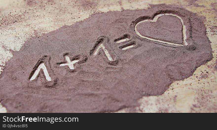 Gray 1+1 = Heart Sand