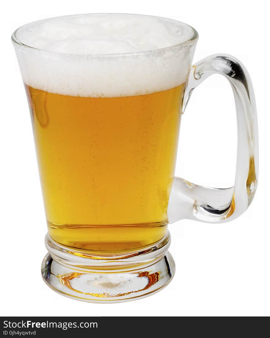 Clear Beer Glass