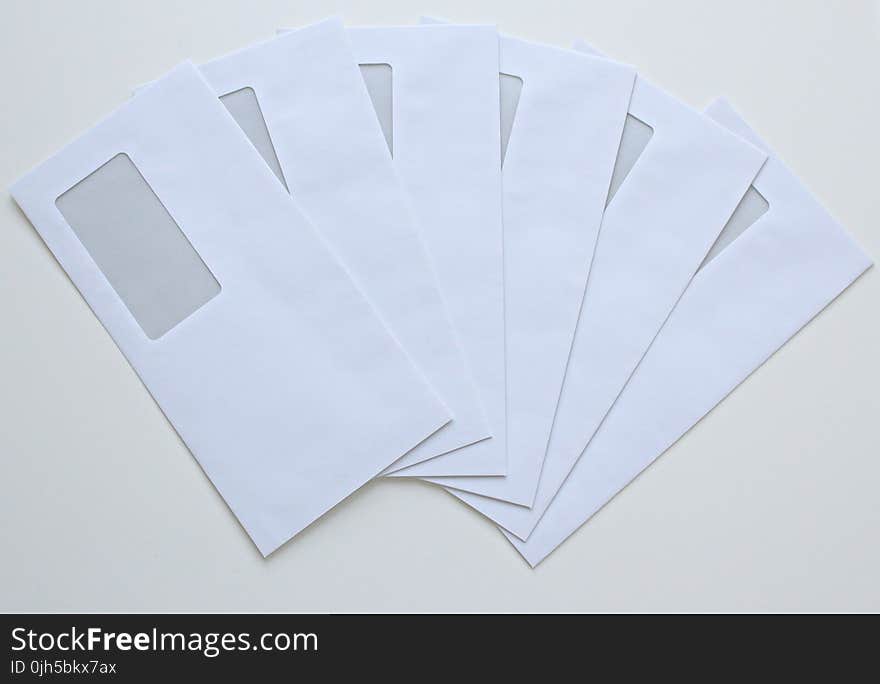 High Angle View of Paper Against White Background