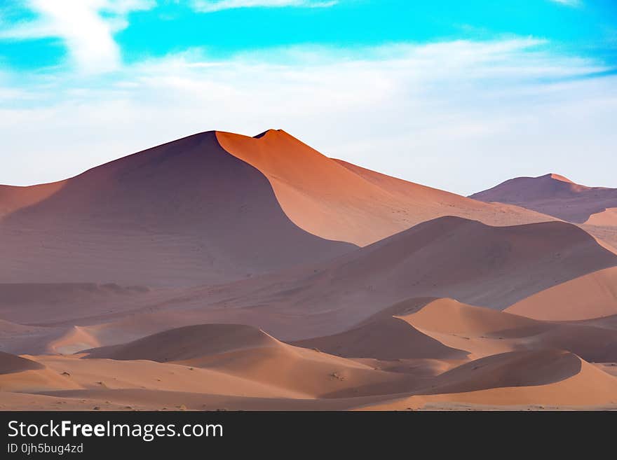 Scenic View of Desert Against Sky