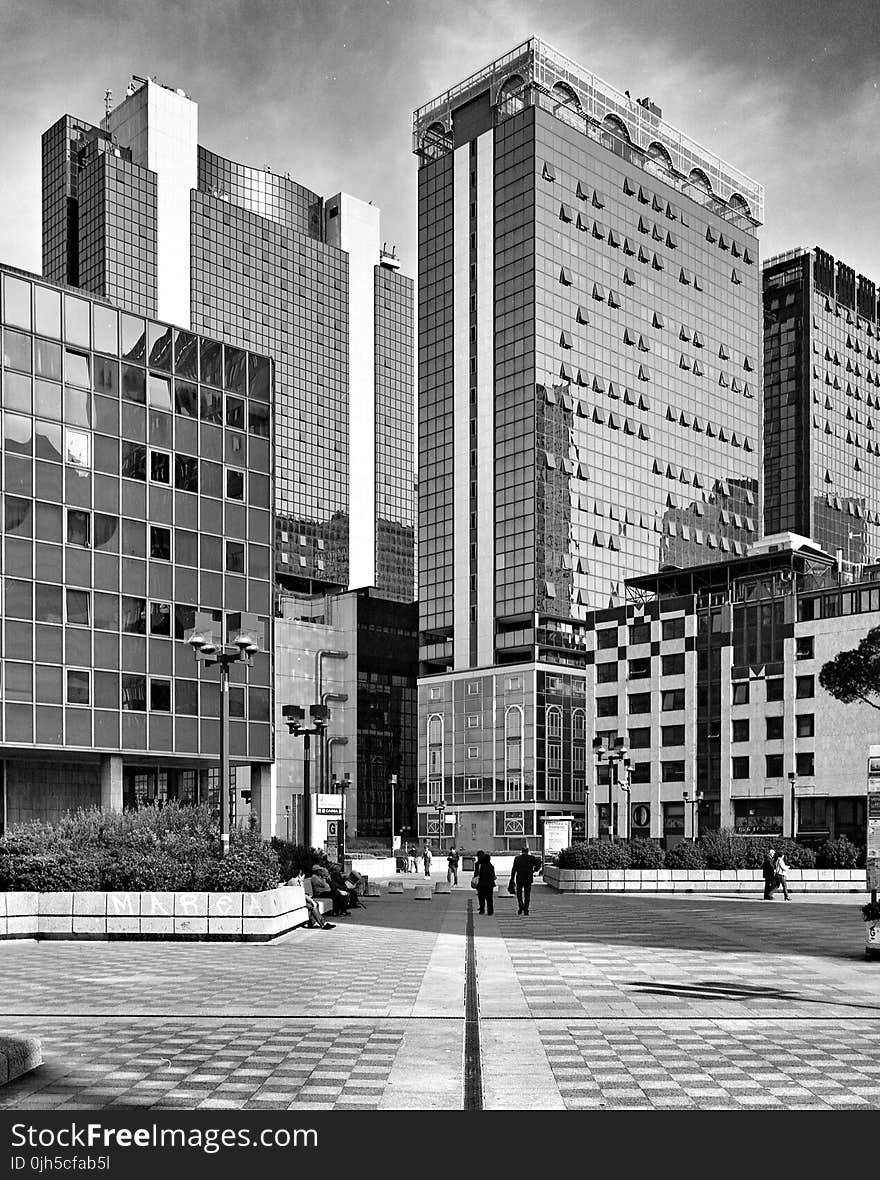 View of Shopping Mall in City