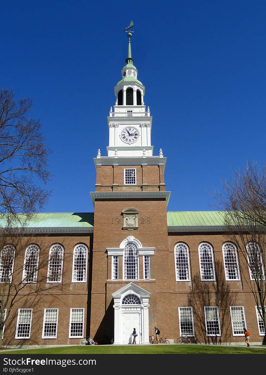 Clock Tower Against Clear Sky