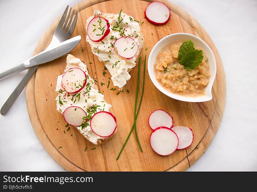 High Angle View of Breakfast