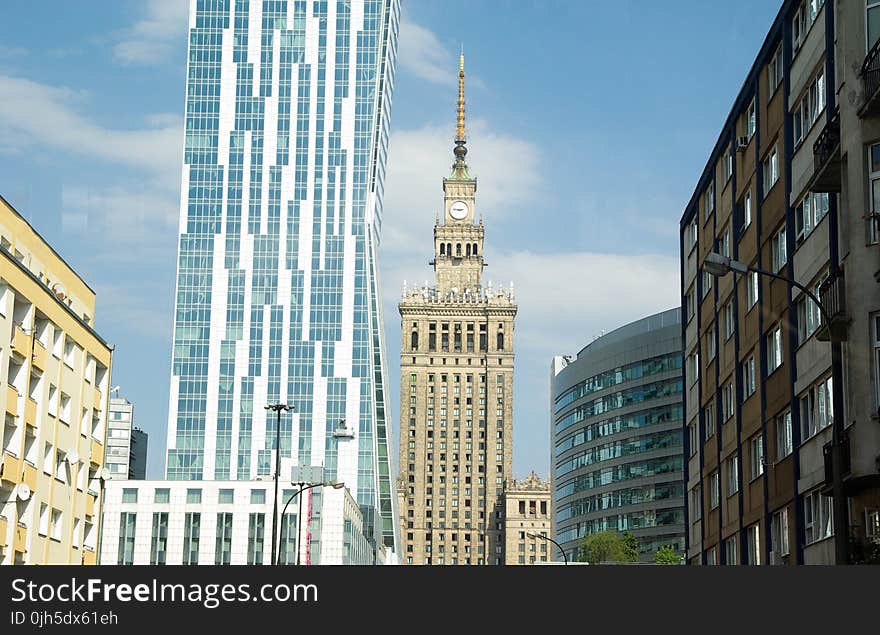 View of Skyscrapers in City