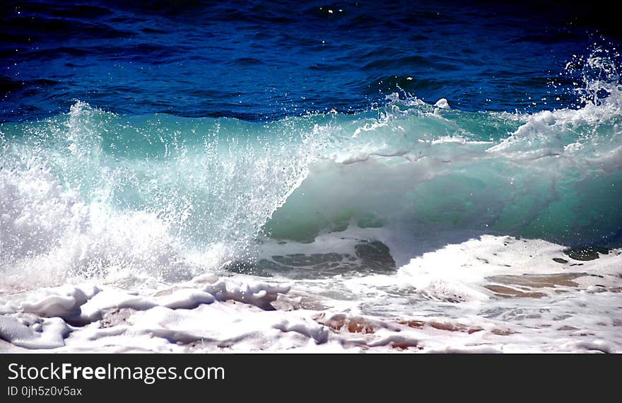 Close-up of Waves in Sea