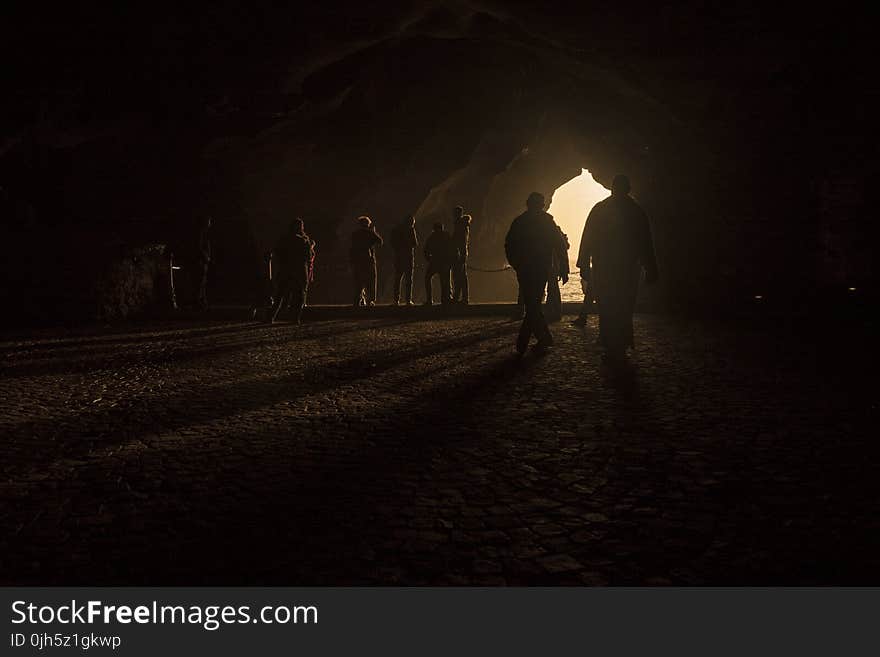 Group of People in Assorted-color of Clothes during Night Time