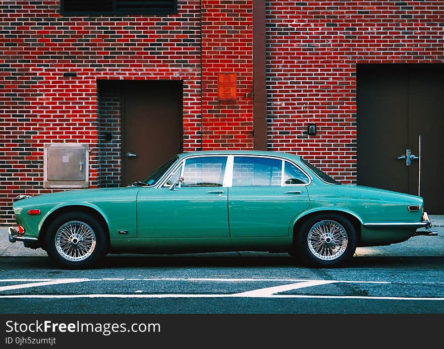 Vintage Car in City