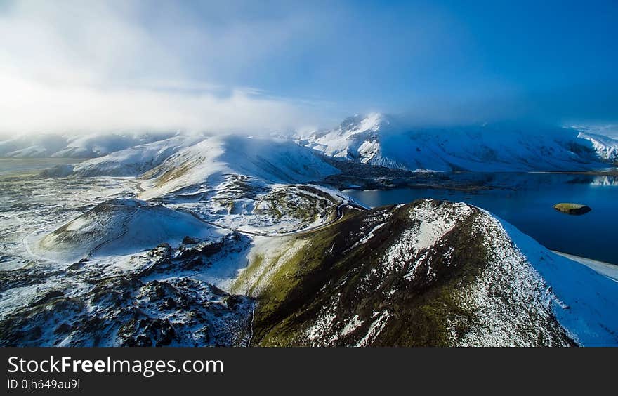 Scenic View of Mountain Range Against Sky