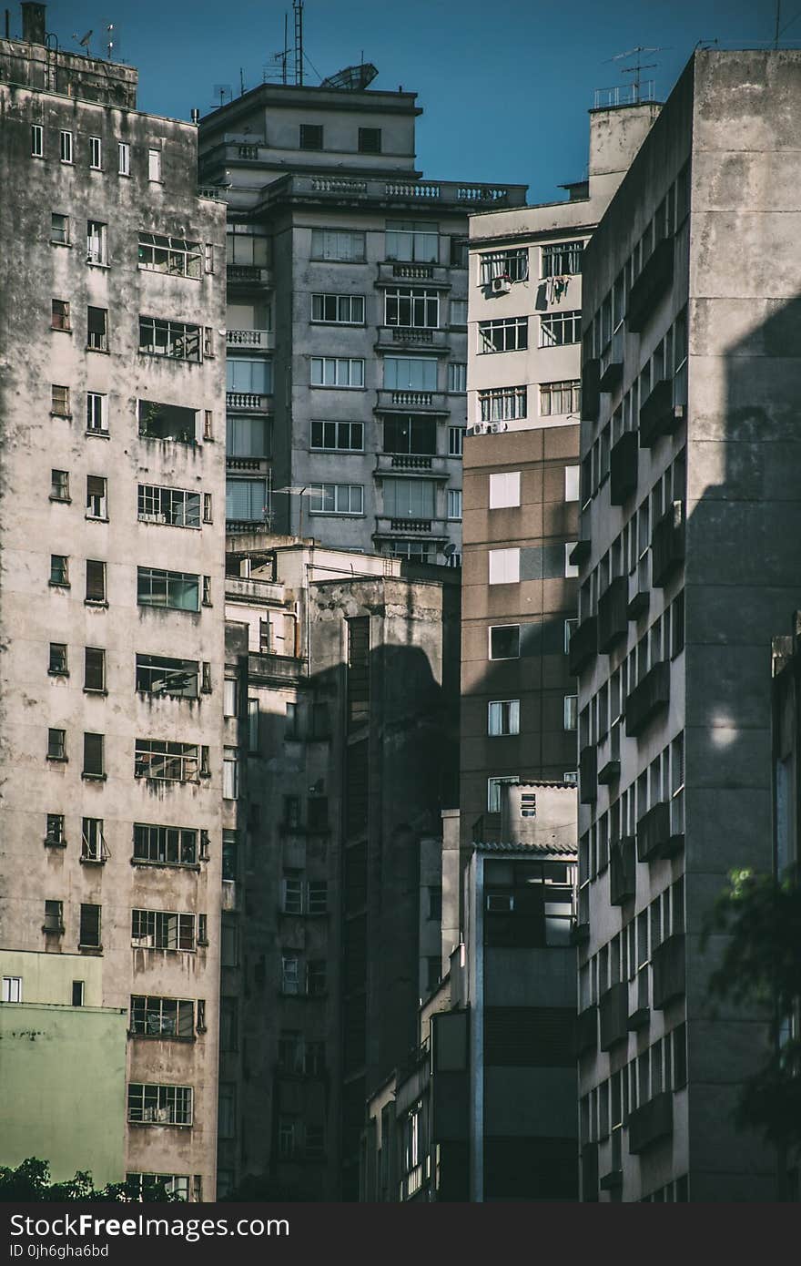 High-rise Concrete Building Under Blue Sky