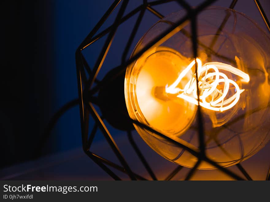 Long Exposure Photo of Pendant Lamp