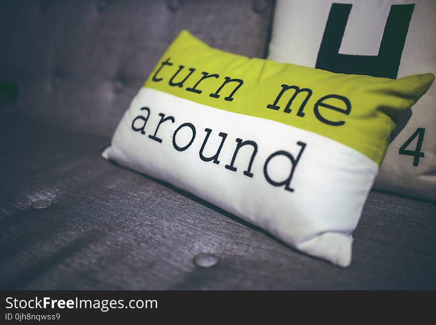 Turn me around pillow