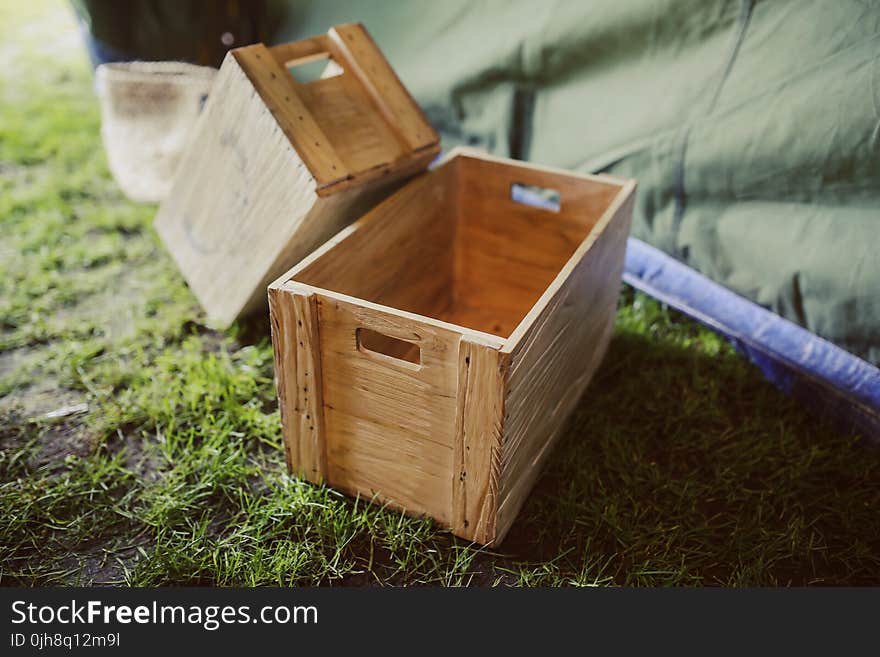 Wooden boxes