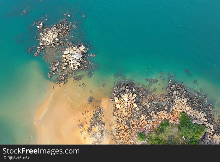 Bird&#x27;s Eye View of Island