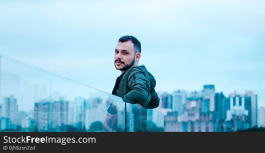 Man Wearing Jacket