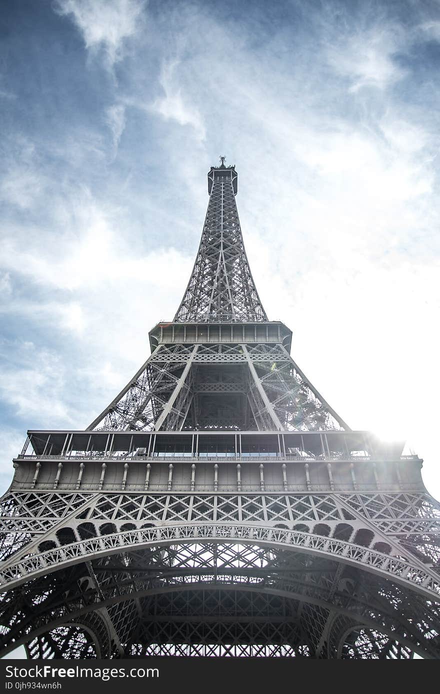 Low Angle View Photography of Eiffel Tower in France, Paris