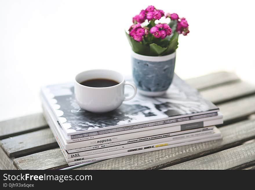 Stack of newspapers