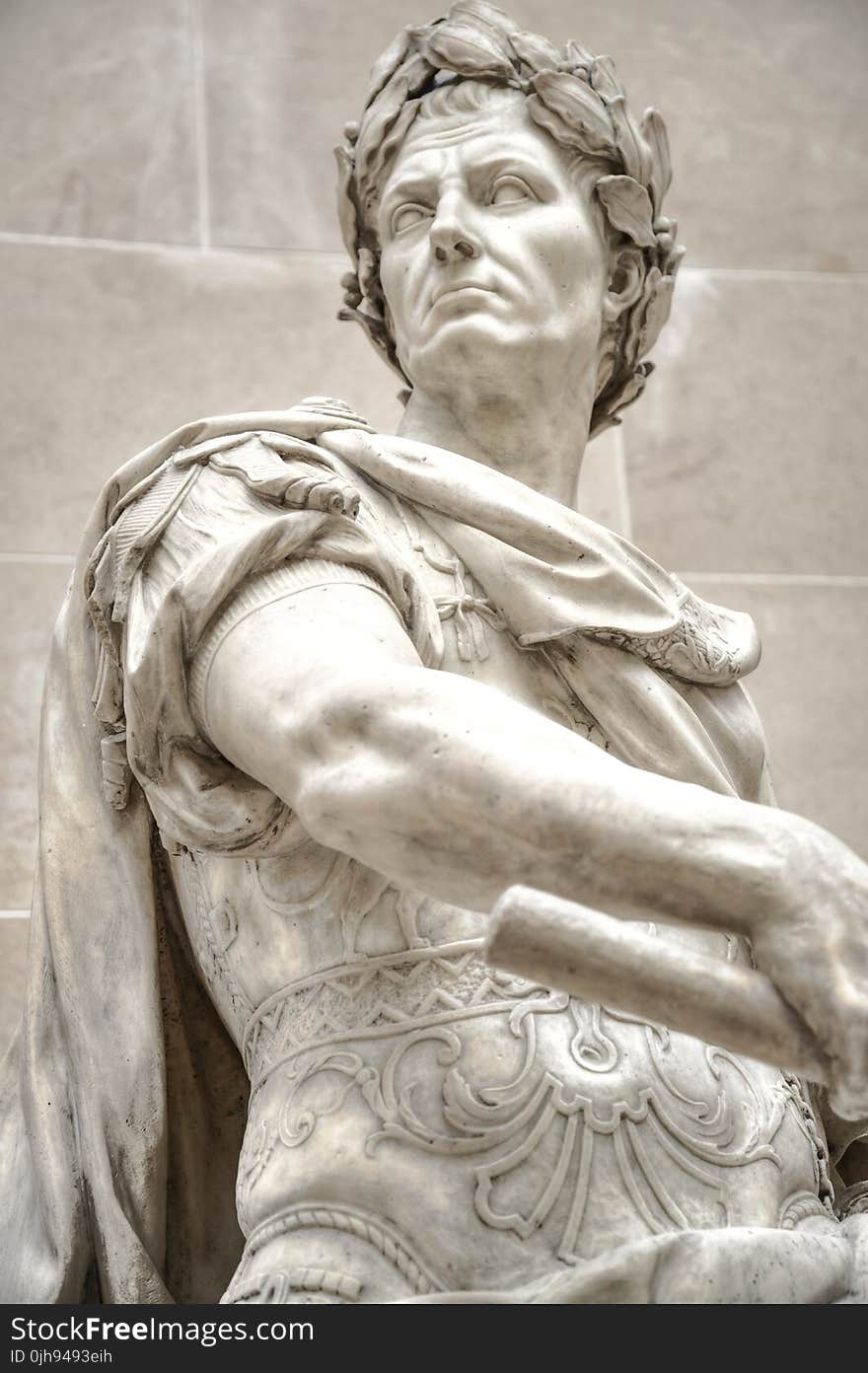 Julius Caesar Marble Statue