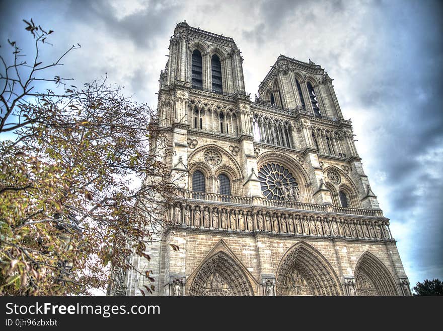 Low Angle Shot of the Cathedral