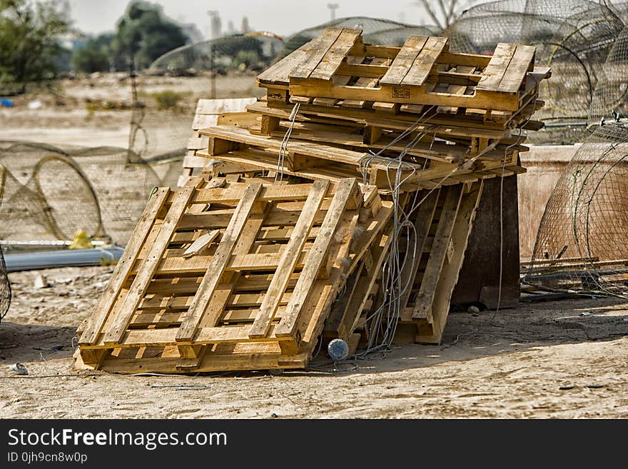 Brown Wooden Pallets