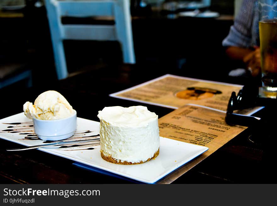 Cheesecake on Plate