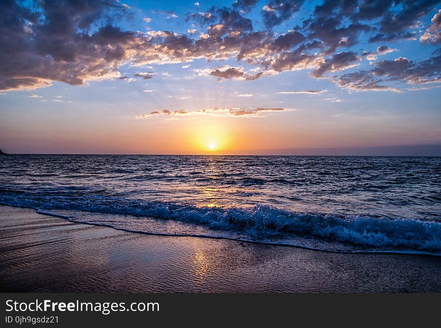 Beach During Sunset