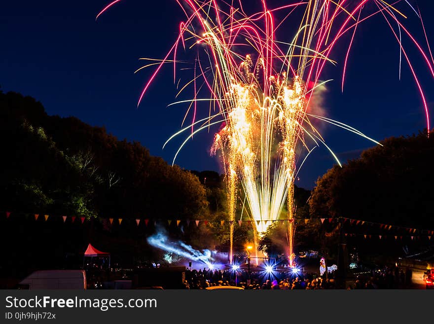 Fireworks during Night Time