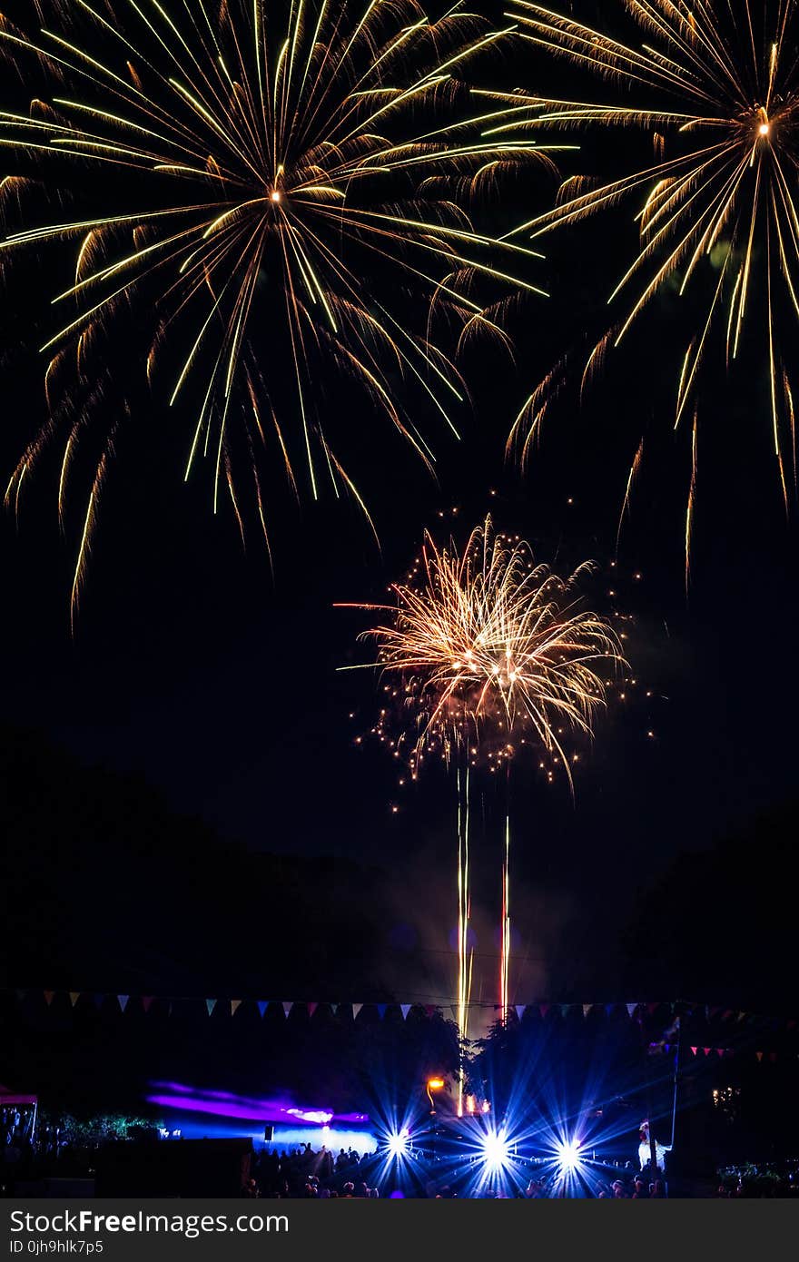 Time-lapse Photography of Fireworks