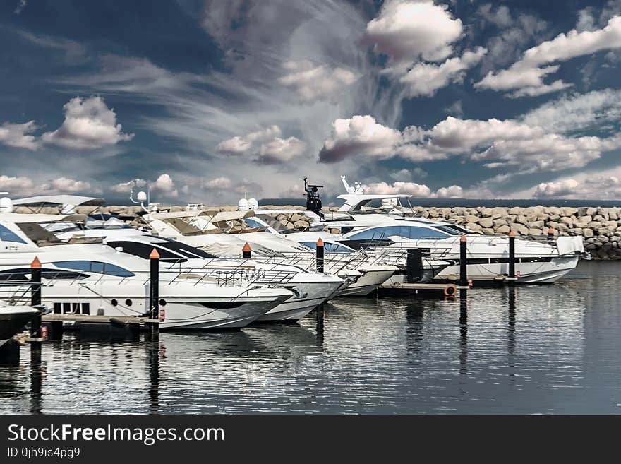 Five White Yacht