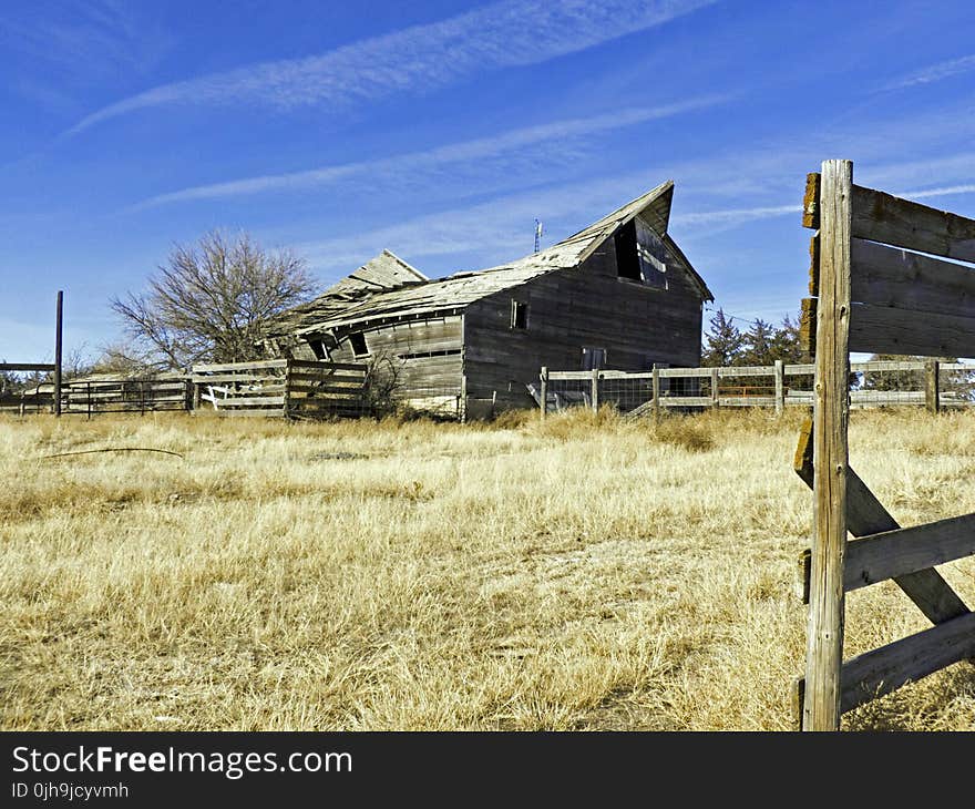 Brown Wooden Barnyard