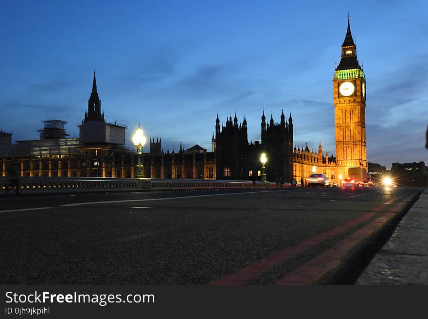 Big Ben, London During Nighttime