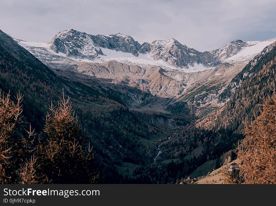 Snow-covered Mountain