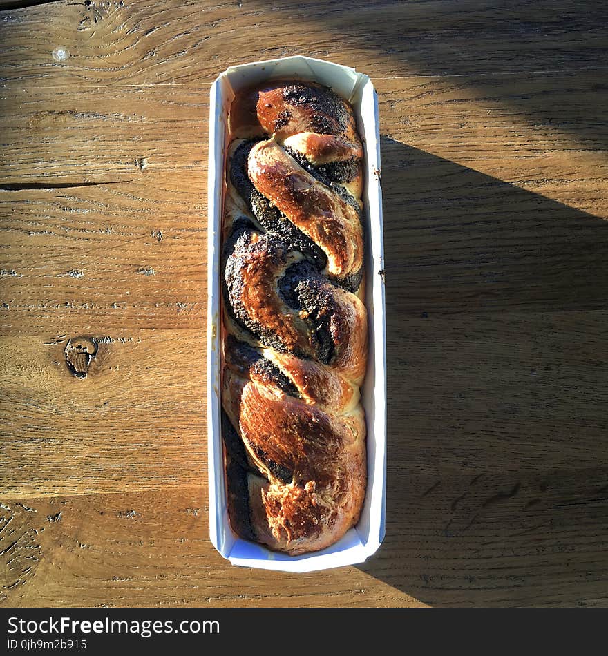 Bread on White Ceramic Bowl