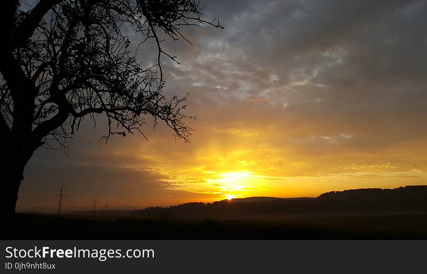 Sunset over the Horizon